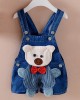 【12M-4Y】Kid Cartoon Denim Overalls(Only Overalls) - 9201