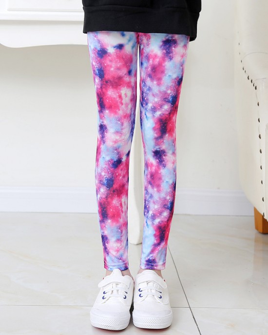 【12M-9Y】Girls Fashion Print Leggings