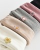 【1Y-11Y】Girls Cute Floral Embroidery Thickened Fleece Pantyhose