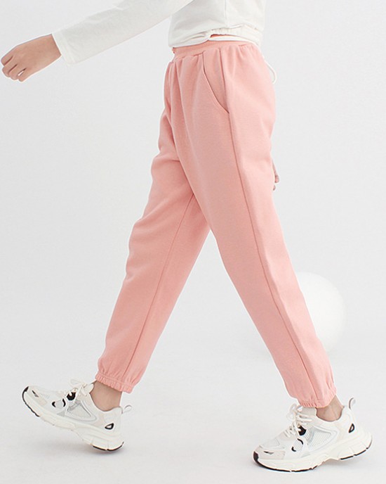 【4Y-12Y】Kids Casual Solid Color Comfortable Sweatpants