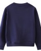 【18M-7Y】Kids Simple Solid Color Cotton Round Neck Long Sleeve Sweatshirt