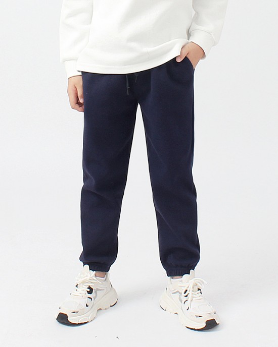 【4Y-12Y】Kids Casual Solid Color Comfortable Sweatpants