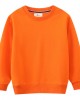 【18M-7Y】Kids Simple Solid Color Cotton Round Neck Long Sleeve Sweatshirt