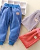 【12M-7Y】Kids Casual Fleece Thick Pants