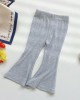 【18M-10Y】Girls Fashionable Solid Color Flared Pants