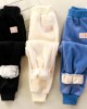 【12M-7Y】Kids Casual Fleece Thick Pants