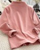 【3Y-12Y】Unisex Casual Warm Solid Color Turtleneck Long Sleeve T-shirt