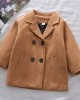 【18M-7Y】Kids Lapel Collar Double Breasted Coat - 4116