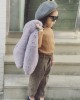 【12M-9Y】Girls Multicolor Thick Faux Fur Vest - 3180