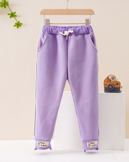 【3Y-10Y】Girls Multicolor Thick Sweatpants