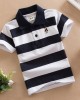 【18M-11Y】Boys Multicolor Cotton Striped Short-sleeved Polo Shirt