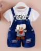 【12M-4Y】Kid Cartoon Denim Overalls(Only Overalls) - 9201